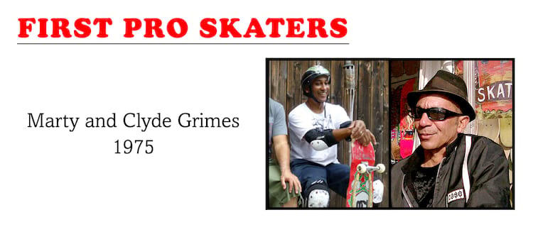 First Black Pro Skaters Marty Grimes and Clyde Grimes