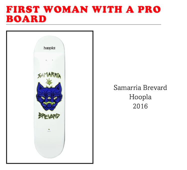 First Black Woman with a Pro Board Samarria Brevard Hoopla 2016
