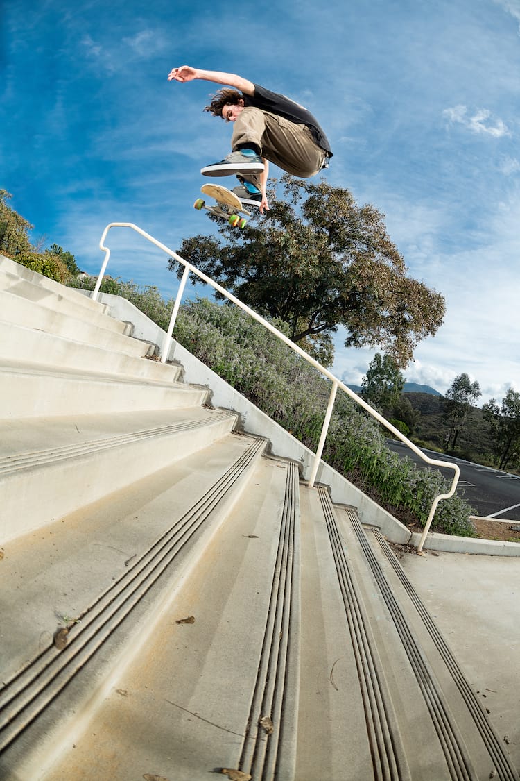 Thrasher Magazine Braden Hoban Interview Backside flip photo: Rhino