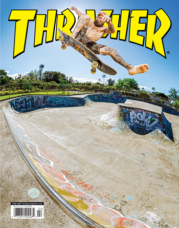 Greyson Fletcher Thrasher Cover February 2025