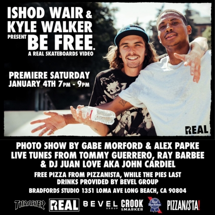 Ishod Wair and Kyle Walker&#039;s &quot;BE FREE&quot; Premiere