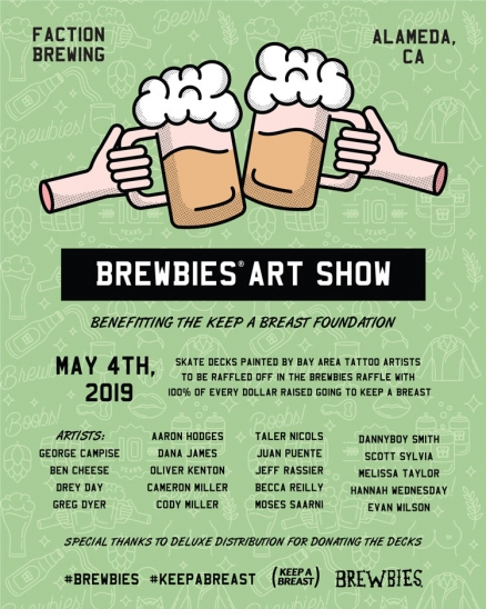 <span class='eventDate'>May 04, 2019</span><style>.eventDate {font-size:14px;color:rgb(150,150,150);font-weight:bold;}</style><br />Brewbies Art Show